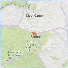 Appalachian State University Location Map Appalachian State University Location Map