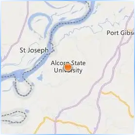 Alcorn State University Location Map Alcorn State University Location Map