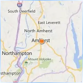 Amherst College Location Map Amherst College Location Map