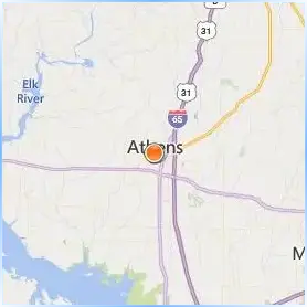 Athens State University Location Map Athens State University Location Map