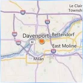 Augustana College Location Map Augustana College Location Map