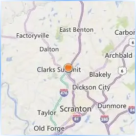 Clarks Summit University Location Map Clarks Summit University Location Map