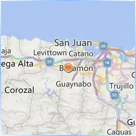 Universidad Central de Bayamon Location Map Universidad Central de Bayamon Location Map