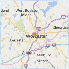 Becker College Location Map Becker College Location Map
