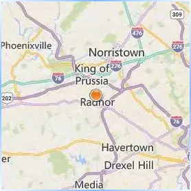 Cabrini University Location Map Cabrini University Location Map