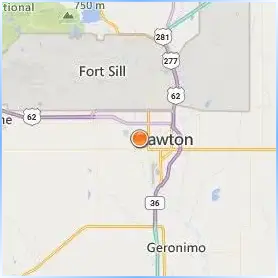 Cameron University Location Map