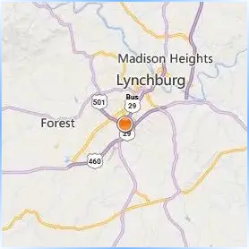 Central Virginia Community College Location Map Central Virginia Community College Location Map