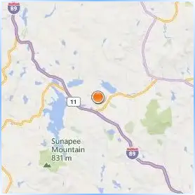 Colby Sawyer College Location Map