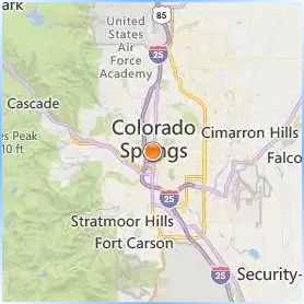Colorado College Location Map