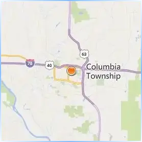 Columbia College Location Map Columbia College Location Map