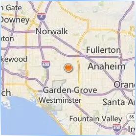Cypress College Location Map