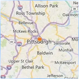 Duquesne University Location Map Duquesne University Location Map