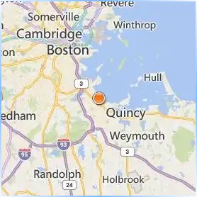 Eastern Nazarene College Location Map Eastern Nazarene College Location Map
