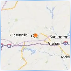 Elon University Location Map Elon University Location Map