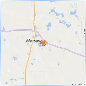 Grace College and Theological Seminary Location Map
