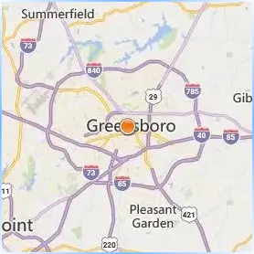 Greensboro College Location Map Greensboro College Location Map