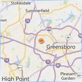 Guilford College Location Map Guilford College Location Map