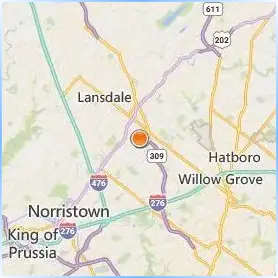 Gwynedd Mercy University Location Map