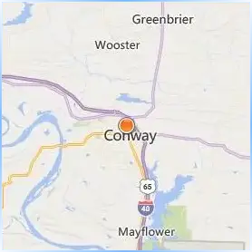 Hendrix College Location Map
