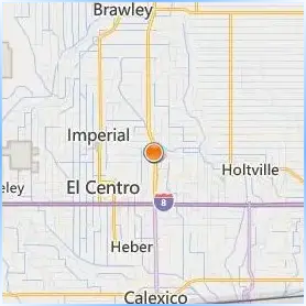 Imperial Valley College Location Map