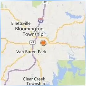 Indiana University Bloomington Location Map Indiana University Bloomington Location Map