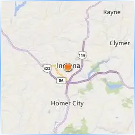 Indiana University of Pennsylvania Location Map Indiana University of Pennsylvania Location Map