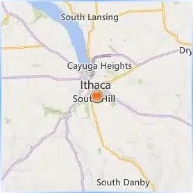 Ithaca College Location Map Ithaca College Location Map