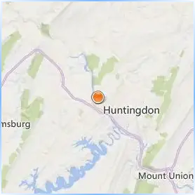 Juniata College Location Map Juniata College Location Map