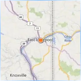 Kent State University at East Liverpool Location Map Kent State University at East Liverpool Location Map