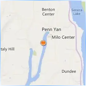 Keuka College Location Map