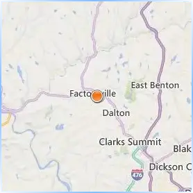 Keystone College Location Map Keystone College Location Map