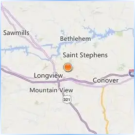 Lenoir Rhyne University Location Map Lenoir Rhyne University Location Map
