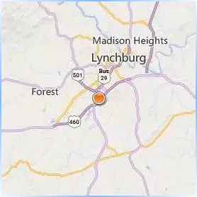 Liberty University Location Map Liberty University Location Map