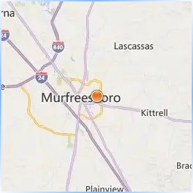 Middle Tennessee State University Location Map Middle Tennessee State University Location Map