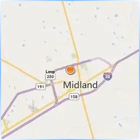 Midland College Location Map