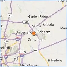 Northeast Lakeview College Location Map