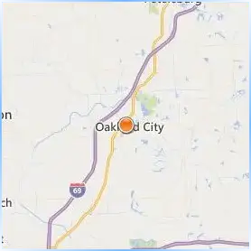 Oakland City University Location Map
