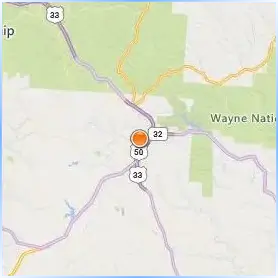 Ohio University Location Map Ohio University Location Map