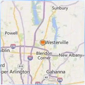 Otterbein University Location Map Otterbein University Location Map