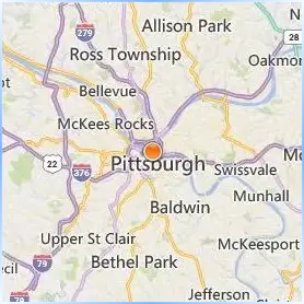 Point Park University Location Map