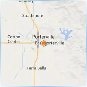 Porterville College Location Map Porterville College Location Map