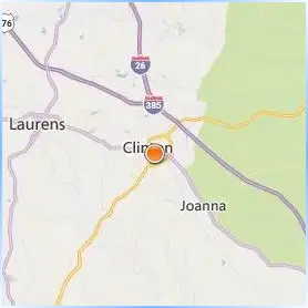 Presbyterian College Location Map Presbyterian College Location Map