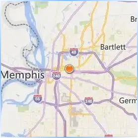 Rhodes College Location Map