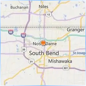 Saint Mary's College Location Map