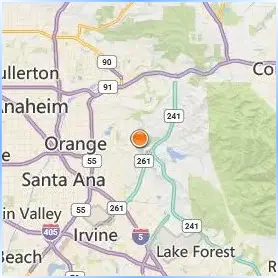 Santiago Canyon College Location Map Santiago Canyon College Location Map