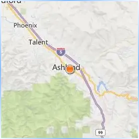 Southern Oregon University Location Map