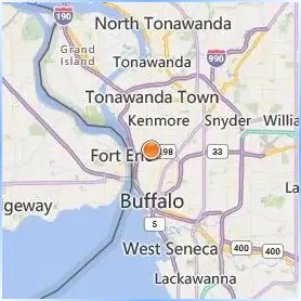 SUNY Buffalo State University Location Map