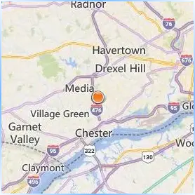 Swarthmore College Location Map Swarthmore College Location Map