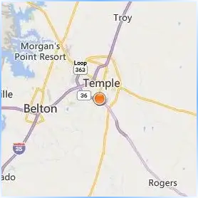 Temple College Location Map Temple College Location Map