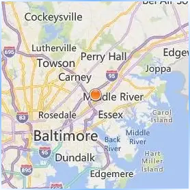 Community College of Baltimore County Location Map